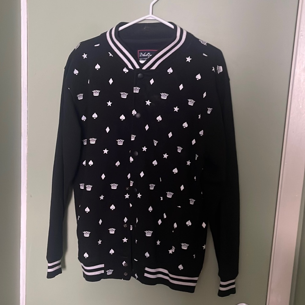Black smith button up sweater